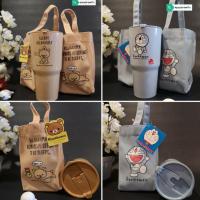 ราคา แก้วพลาสติก​ + กระเป๋าผ้า​ ลาย​การ์ตูน​ โดราเอม่อน​ Doraemon ริลัคคุมะ​ Rilakkuma ลิขสิทธิ์​แท้ (19436761719)