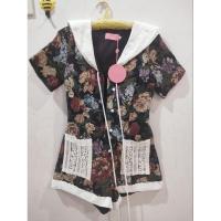 ราคา จั๊มสูท ผ้าทอ size s ป้ายVR งานสวยมาแต่งลูกไม้ (18493414987)