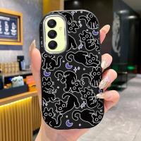 ราคา Samsung A25 5G A24 A23 A22 M22 M32 M34 F34 5G Case Creative Cat Case UA0324 (57560668367)