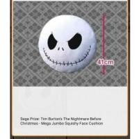 ราคา ❌หมดค่ะ❌[TOREBA][นำเข้าจากญี่ปุ่น]หมอนอิง Tim Burton's The Nightmare Before Christmas - Squishy Face Cushion (5232367330)