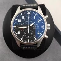 ราคา IWC IWC Pilot Automatic Mechanical Chronograph Male Wrist Watch IW377709 (50411288552)