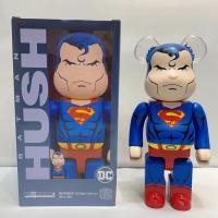 ราคา Bearbrick - ฟิกเกอร์อะนิเมะ Superman Batman Hush Ver. 400% 28 ซม. ABS คุณภาพสูง ของขวัญ สําหรับเก็บสะสม (22541281013)