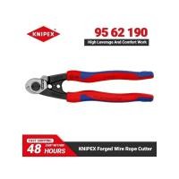 ราคา คีมตัดลวด Knipex 9562190 คีมตัดสายเคเบิลแบบปรับได้ 7.5 นิ้ว คีมย้ำอเนกประสงค์ คีมตัดลวดสลิง (40807947634)