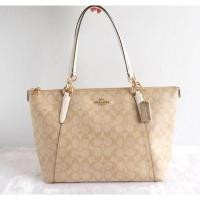 ราคา Coach มือสอง แท้ Ava Tote สีขาวครีม สภาพดี (23656861080)