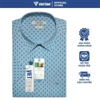 ราคา VIETTIEN - เสื้อแขนสั้น VIETTIEN Turquoise ลาย Regular Hybrid Form (54259497821)