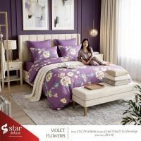 ราคา KATUN ชุดผ้าปูที่นอน Cotton STAR พรีเมี่ยมลายดอกไม้สีม่วง (57961711069)