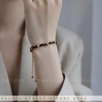 ราคา เชือกหนัง titanium steel ขนาดเล็ก สไตล์หรูหราและเบา ตกแต่งลายดอกไม้ สีดำ (45108312635)
