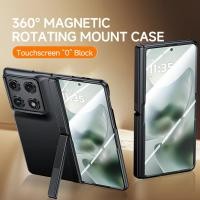 ราคา เคส สําหรับ Motorola Moto Razr Fold โมโตโรล่า โมโต แรซร์ พับเคสโทรศัพท์ ผิวความรู้สึกบางเฉียบป้องกันการหล่นฝาหลังพร้อมขายึดป้องกันเพลา (53460657333)