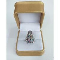 ราคา แหวนเงิน แหวนกบคาบเหรียญ เสริมมงคล พร้อมส่ง (4034200893)