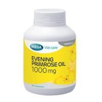 ราคา Mega We Care Evening Primrose Oil EPO 1000mg อีฟนิ่งพริมโรส เมก้าวีแคร์ (170808827)