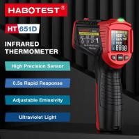 ราคา HABOTEST HT651D เครื่องวัดอุณหภูมิอินฟราเรด เครื่องวัดอุณหภูมิเลเซอร์ -50-800℃ เครื่องวัดอุณหภูมิเลเซอร์อินฟราเรดอุตสาหกรรมแบบไม่สัมผัส (44219074279)