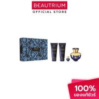 ราคา VERSACE XM25 Dylan Blue Pour Femme EDP + Shower Gel + Body Lotion + EDP น้ำหอม100ml,100ml,100ml,5ml (45253129351)