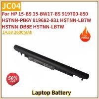 ราคา แบตเตอรี่แล็ปท็อปใหม่ JC03 JC04 14.8V 2600mAh สําหรับ HP 17-BS 15-BS 15-BW HSTNN-DB8E HSTNN-LB7W HSTNN-PB6Y HSTNN-LB7W คุณภาพสูง (56560111787)