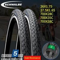 ราคา ยางรถจักรยาน Schwalbe Marathon Plus Tour Mondial ขนาด 26x2.0, 26x1.75, 27.5x1.65 และ 700C ทนทานต่อการถูก وخิบ เหมาะสำหรับการปั่นบนถนนและเส้นทางธรรมชาติ (51751701099)