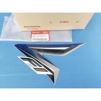 ราคา 86642-K58-T80ZBสติ๊กเกอร์ติดฝาครอบหน้าด้านซ้ายแท้HONDA wave110iปี2018 รุ่นล้อแม็กสีน้ำเงินเทา อะไหล่แท้ศูนย์HONDA1ชิ้น (21981067270)