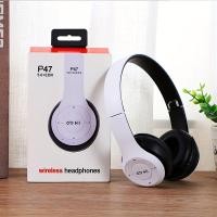 ราคา Stereo P47 Headset 5.0 Bluetooth Headset Folding Series Wireless Sports Game Headset for iPhone XiaoMi (53754739429)