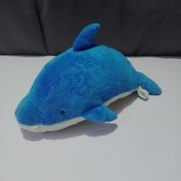 ราคา Blue Bean Bag Dolphin ตุ๊กตาปลาโลมาสีน้ำเงิน Jinbesan (จินเบซัง) (47952403178)