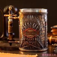 ราคา [Jianyuan ตกแต่งบ้าน] สต็อกพร้อมลดราคา❉❁☁Game of Thronesแก้วเบียร์Creative Viking Pirates Big Wine Mug วาดแก้วเบียร์พร้อมที่จับเซรามิคบรรเทาแก้วบาร์บุคลิกภาพ (49110120018)