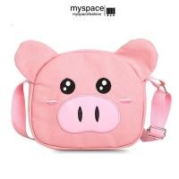 ราคา myspacefashion(MY868)กระเป๋าสะพายข้างน้องหมูอู๊ดๆน่ารักมุ้งมิ้ง (2079067355)