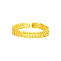ราคา TANITTgems สร้อยข้อมือทอง เนื้อทองเหลืองแท้ รุ่น TNBG153 - สีทอง (216637682)