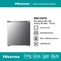 ราคา ตู้เย็น Hisense ประตู 1.6Q/45L ลิตร : รุ่น RR61D4TGN สีเงิน (26315876142)