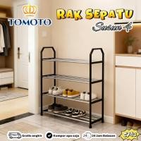 ราคา TOMOTO ชั้นวางรองเท้า ชั้นวางรองเท้าอเนกประสงค์ ชั้นวางรองเท้าแตะแบบซ้อน/C-743 (49256534061)