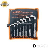 ราคา ANTON ชุดบล็อกตัวL หัวทะลุ 8ชิ้น GERMANY (10154422361)