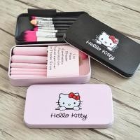 ราคา Hello Kitty Brush Kit 7 ชิ้น Mini Make up Brushes set 7 in 1 พร้อมกล่องชุดแปรงแต่งหน้า (49659979469)