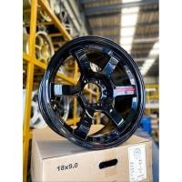 ราคา ล้อแม็กใหม่ TE37 SUV หยอดแดงก้านยก งานKAYS สีดำเงา ขอบ18 - ( 18 x 6 รู ) หน้ากว้าง 9 x 9 - ET0 (4878875215)