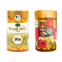 ราคา Nature's King Royal Jelly Original นมผึ้ง ขนาด 120 แคปซูล (07665) / Costar Royal Jelly นมผึ้ง ขนาด 120 แคปซูล (19726) (6017073127)