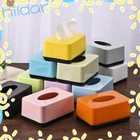 ราคา กล่องทิชชู่ HLAR ที่ใส่ผ้าเช็ดปากสีทึบพลาสติก ดีไซน์เรียบง่าย กล่องกระดาษเช็ดมือทรงสี่เหลี่ยมทนทานใช้ในบ้าน (55911946661)