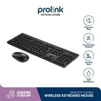 ราคา Prolink Wireless Keyboard Mouse Desktop Combo PCWM7005 Ambidextrous (26255283897)