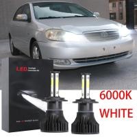 ราคา สําหรับ Toyota Corolla Altis 2003 2004 2005 2006 High Beam เปลี่ยนฮาโลเจน (โคมไฟหัว) - 1 คู่หลอดไฟ 4Side LED ไฟหน้า Bright 6000K สีขาว 12-32V (40980895380)