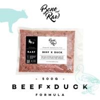 ราคา อาหารบาร์ฟ (สุนัข) BARF. สูตรเนื้อวัวผสมเป็ด | (500 g) - Beef x Duck Formula (1509160784)