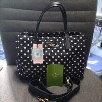 ราคา กระเป๋าสะพายข้าง kate spade มือสองป้ายห้อยของแท้สภาพดีไม่มีตำหนิ (29157565802)