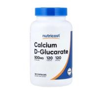 ราคา [ แคลเซียม ] Nutricost, Calcium D-Glucarate (500 mg) x 120 แคปซูล (Capsules) (48357671377)