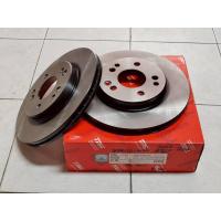 ราคา *ต่อคู่* จานเบรคหน้า จานเบรกหน้า Benz W124 DF1585 ยี่ห้อ TRW ของใหม่มือหนึ่ง (52406441109)