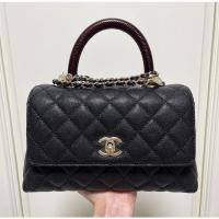 ราคา New Chanel coco 9.5 Microchip สีดำหูแดง อะไหล่ light gold อปก.fullset + rec. (15945167477)