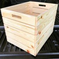 ราคา กล่องไม้ ลังไม้ ตะกร้าไม้ 35 X 45 X 35 CM.ตั้งโชว์ วางของ เก็บของ อเนกประสงค์ (11612133985)