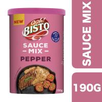 ราคา Bisto Pepper Sauce Mix 190g++ บิสโต้ซอสพริกไทยมิกซ์ 190 กรัม (10769603910)