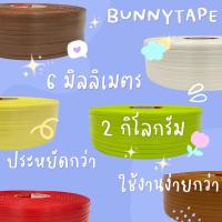 ราคา [พร้อมส่ง] เส้นพลาสติกสานกระเป๋าสานตะกร้า 6 มิล 2 กก : สีพื้น (24629146693)
