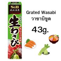 ราคา นำเข้าจากญี่ปุ่น S&B Oroshi Nama Wasabi วาซาบิสดขูด แบบหลอด 43g. (54659995435)