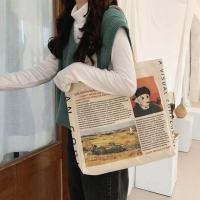 ราคา [พร้อมส่ง] กระเป๋าผ้าพิมพ์ลาย Van gogh tote bag ผ้าแคนวาส พิมพ์ลายทั้ง 4 ด้าน ด้านในมีช่องเล็ก (6718871533)