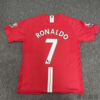 ราคา เสื้อบอล เสื้อฟุตบอล ชุดแข่งขันฟุตบอลยูนิฟอร์มสโมสรแมนเชสเตอร์ยูไนเต็ดรุ่นวินเทจ0708แบบเหย้าเบอร์7รุ่นแฟนคลับของคริสเตียโนโรนัลโด้รุ่นยูฟ่าแชมเปียนส์ลีกทั้งแบบแขนสั้นและแขนยาว (49510831371)