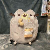 ราคา ตุ๊กตาแมวพุชชิน ถือขนม Pusheen the Cat Plush Doll (41377218551)