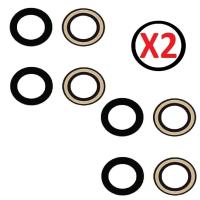 ราคา สําหรับ ไอโฟน 14 (6.1") เปลี่ยนเลนส์กล้องด้านหลังกระจกกล้อง - สองแพ็ค (46207744381)