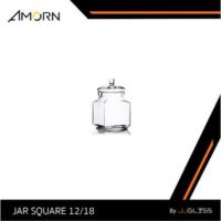 ราคา JJGLASS - ( AMORN ) JAR SQUARE 12/18 - โหลแก้วพร้อมฝา โหลแก้ว แฮนด์เมด แก้วใส จัดสวน (26382889851)