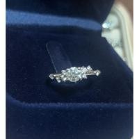 ราคา แหวนเพชรแท้ ทองคำขาว 18k ชู 30 ตัง มีรับรองจาก GIA (20827931904)