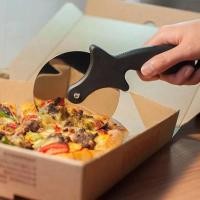 ราคา ที่ตัดพิซซ่า มีดตัดพิซซ่า แป้ง พาย ด้ามพลาสติก ลูกกลิ้งเดี่ยว 1 ชิ้น Pizza Cutter (6755482392)