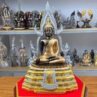 ราคา พระพุทธชินราชสีเพ้นท์สูง 12 นิ้ว พระพุทธรูป (27162041898)